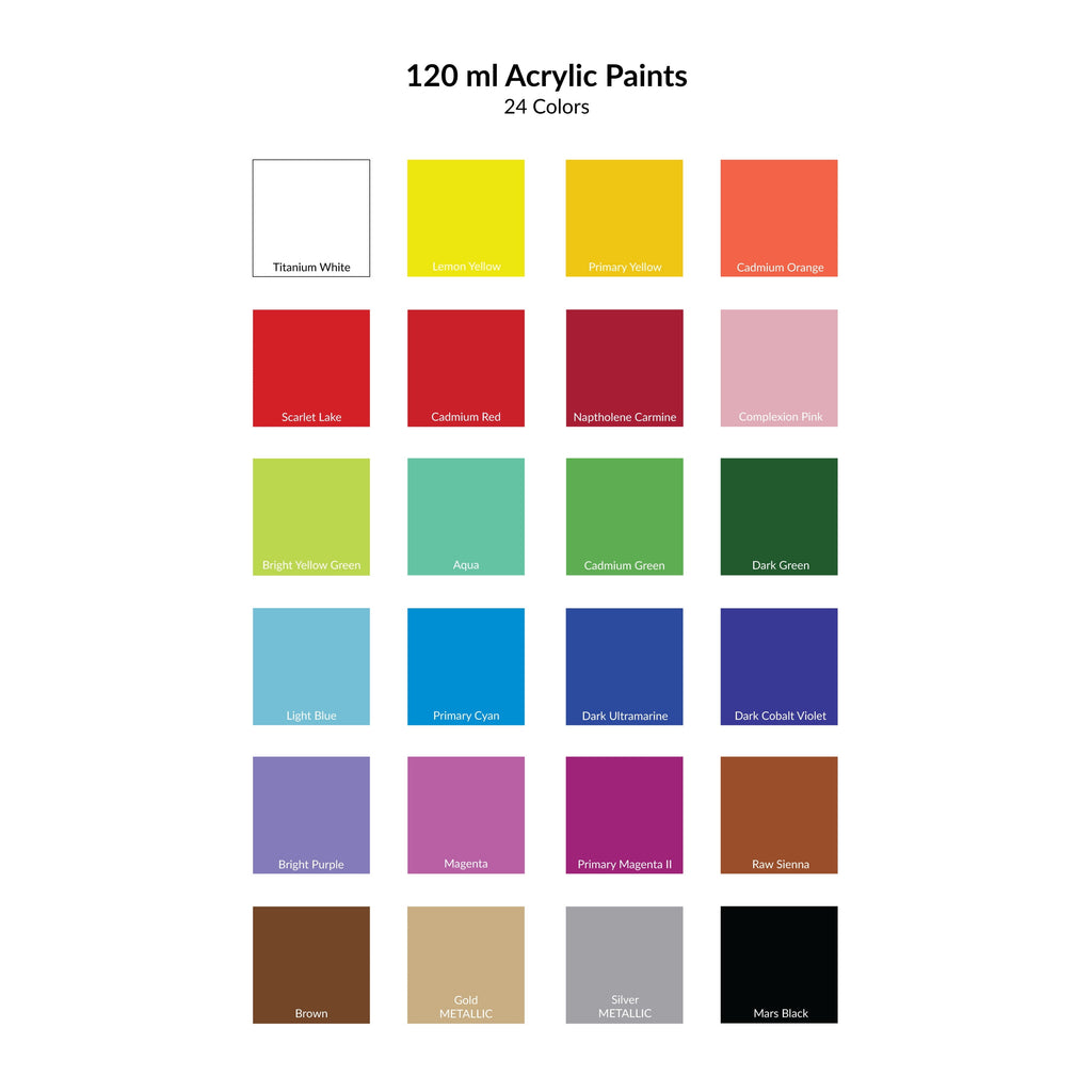 Royal & Langnickel Essentials 120ml Titanium White Acrylic Artist Paint