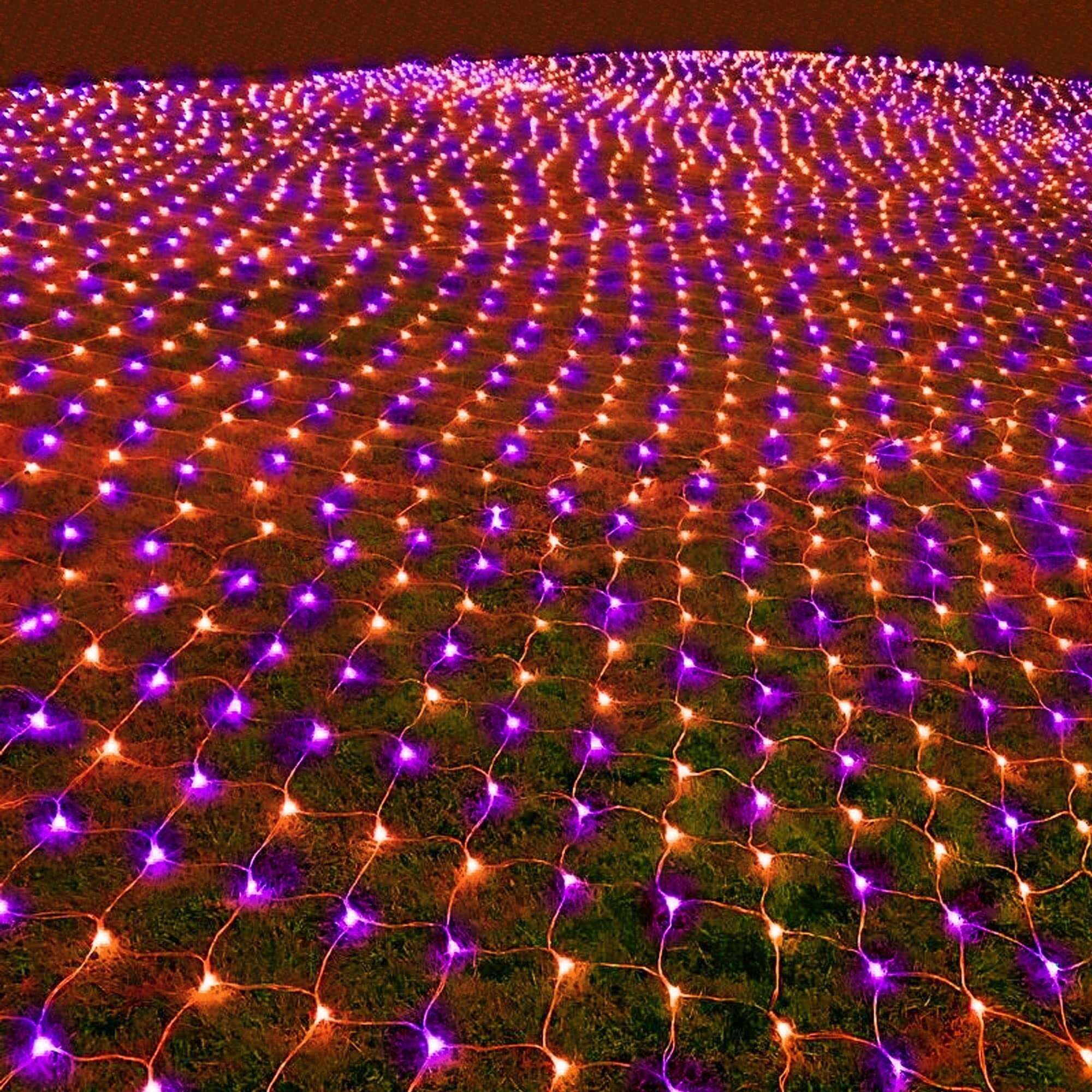 Dazzle Bright Christmas Net Lights, 360 LED 12FT x 5 FT Transparent Wire Waterproof Connectable String Lights with 8 Modes Christmas Outdoor Lights for Bushes Garden Party Holiday Decoration (Green)
