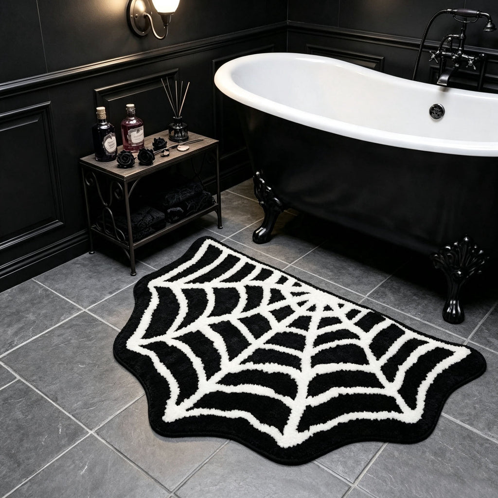 Yhmxh Halloween Bathroom Rugs, Halloween Pumpkin Bath Mats, Farmhouse Halloween Rugs for Bathroom Decorations for The Home, Holiday Cute Pumpkin Decor Non-Slip 15.7x23.6 Inches