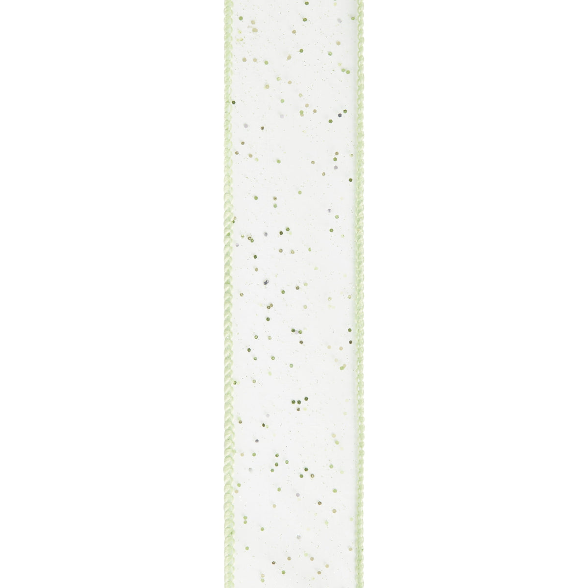 (3 pack) Offray Ribbon, Citrus Green 1 1/2 inch Wired Edge Sheer Polyester Ribbon, 9 feet