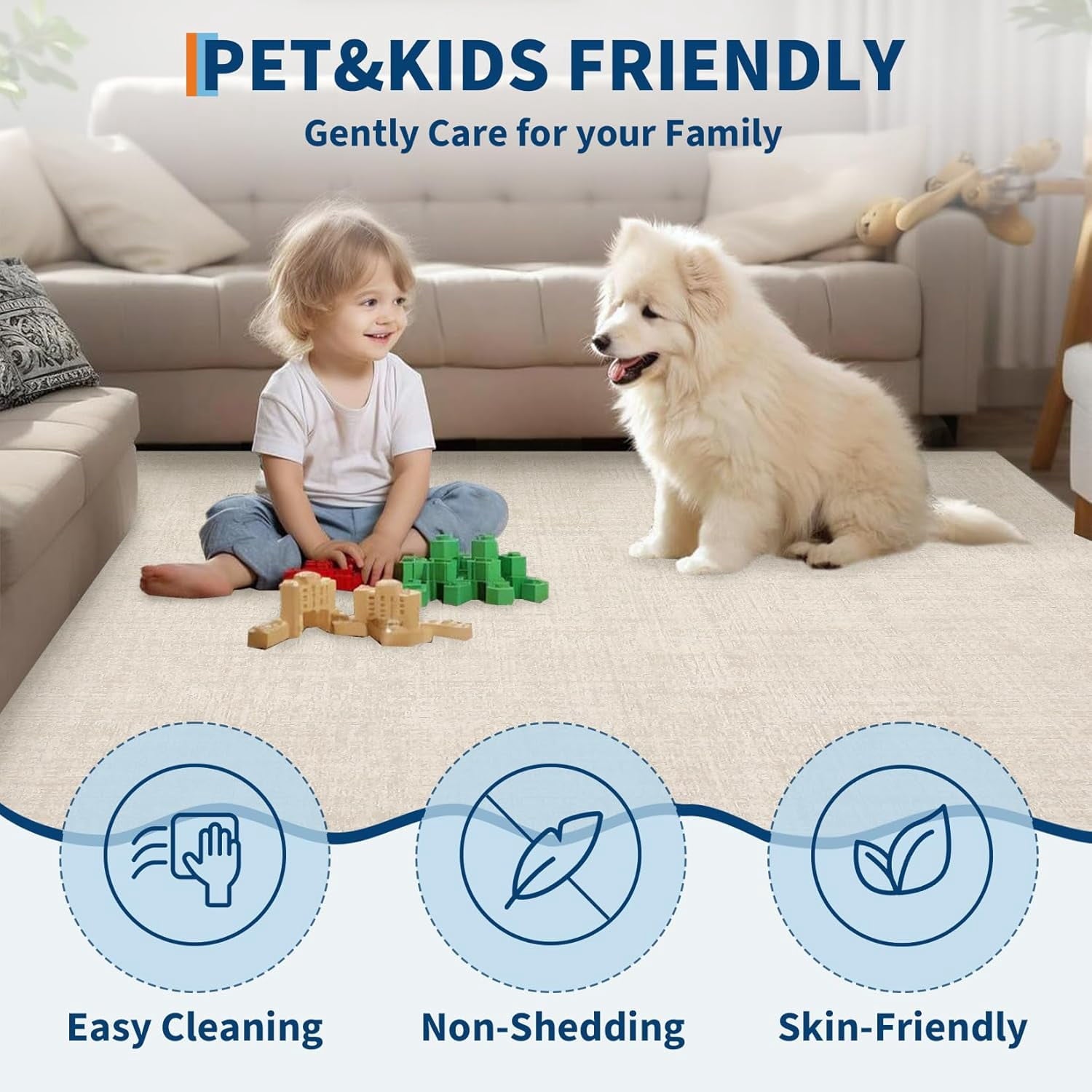 Modern Runner Rugs 2x6 Narrow Solid Color Hallway Rugs, Non-Shedding Low Pile Accent Carpet, Foldable Ultra-Thin Indoor Floor Cover for Laundry Room, Bedroom, Kitchen, Beige Brown