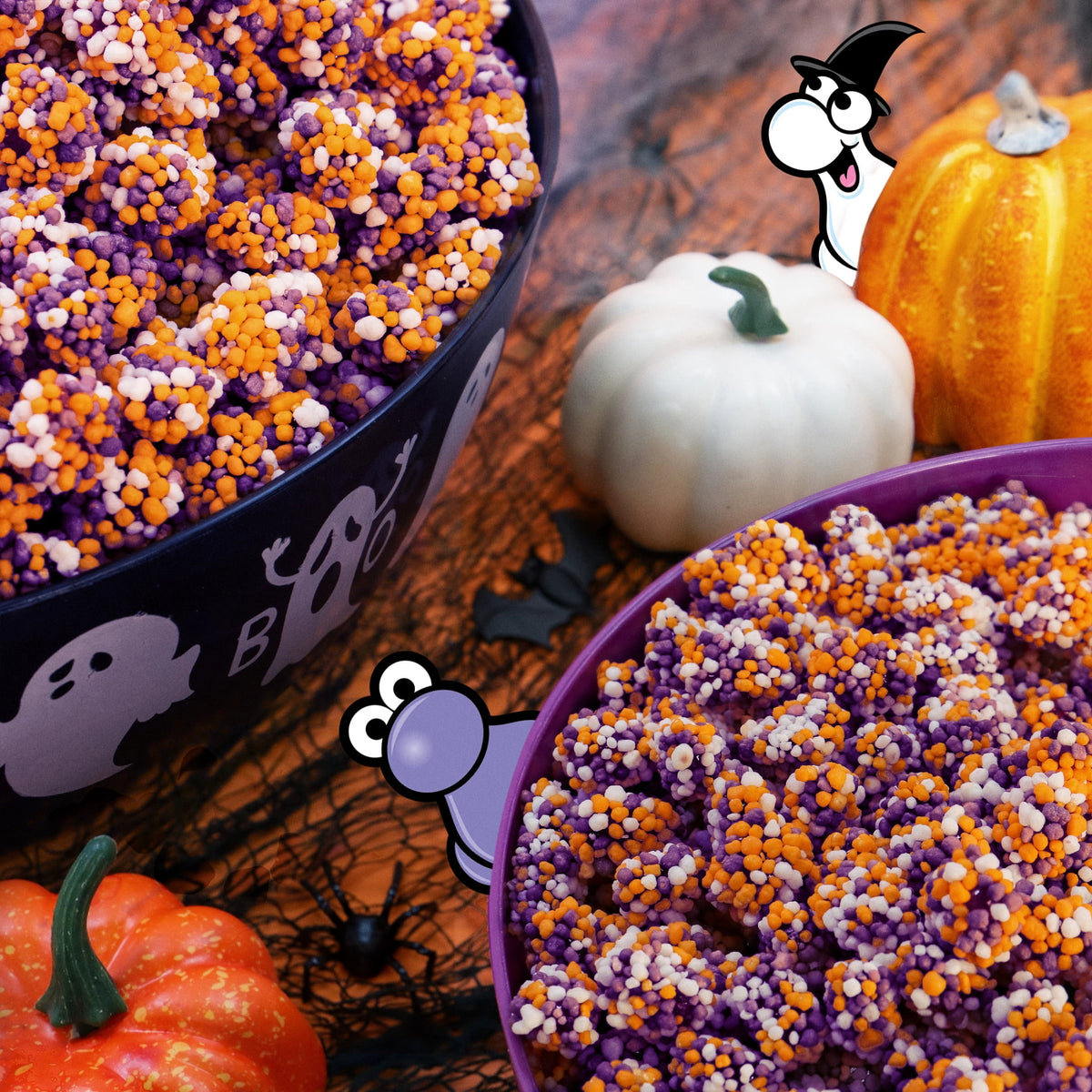 Nerds Spooky Gummy Clusters, Trick-or-Treat Halloween Candy, Nerds Gummy Candies, 8 oz, 16 Count