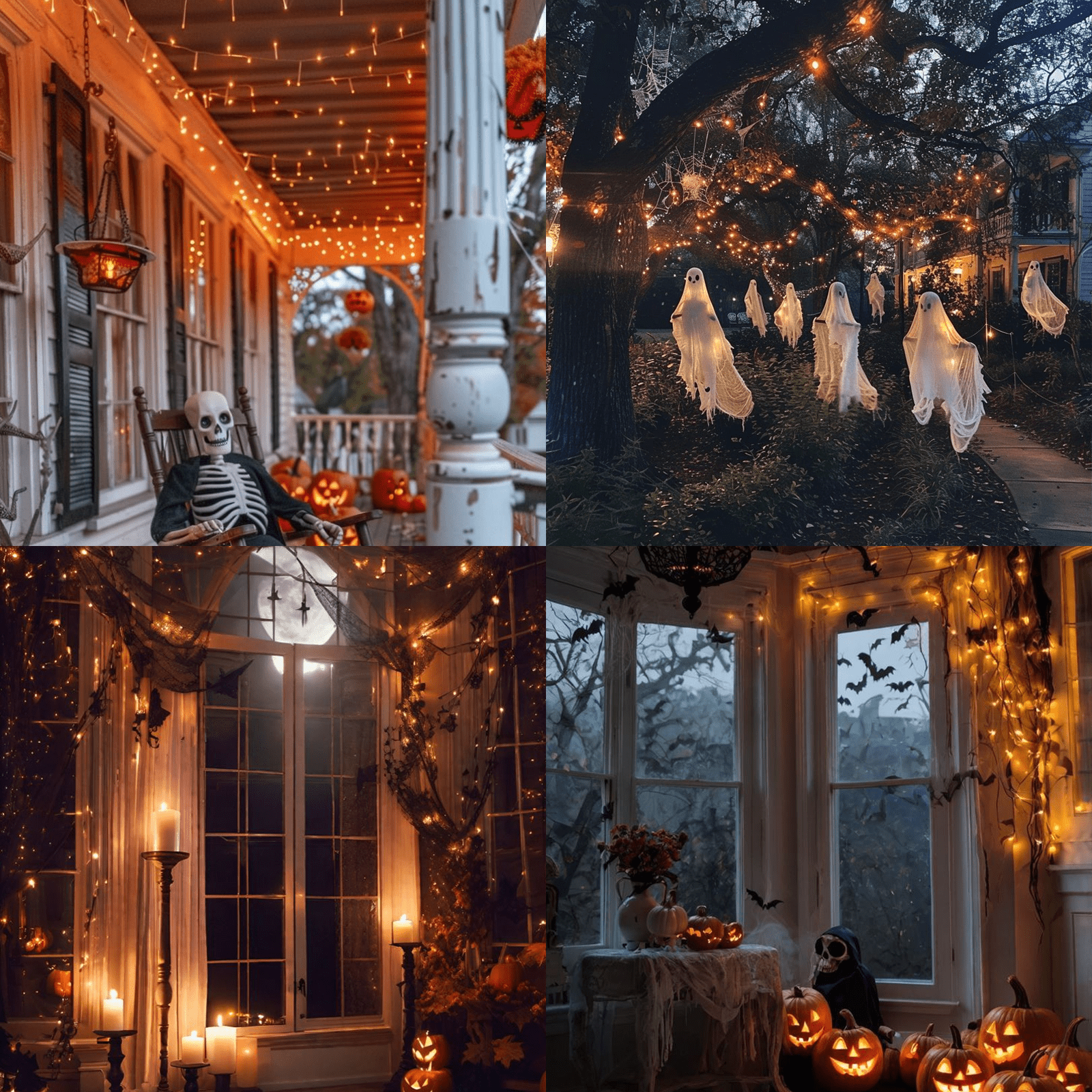 LAMPHOME Orange Halloween String Lights Outdoor, 32.5FT 100 LED Waterproof Christmas Lights with 16 Lighting Modes for Halloween Garden Party Christmas Xmas Tree Lights Decor