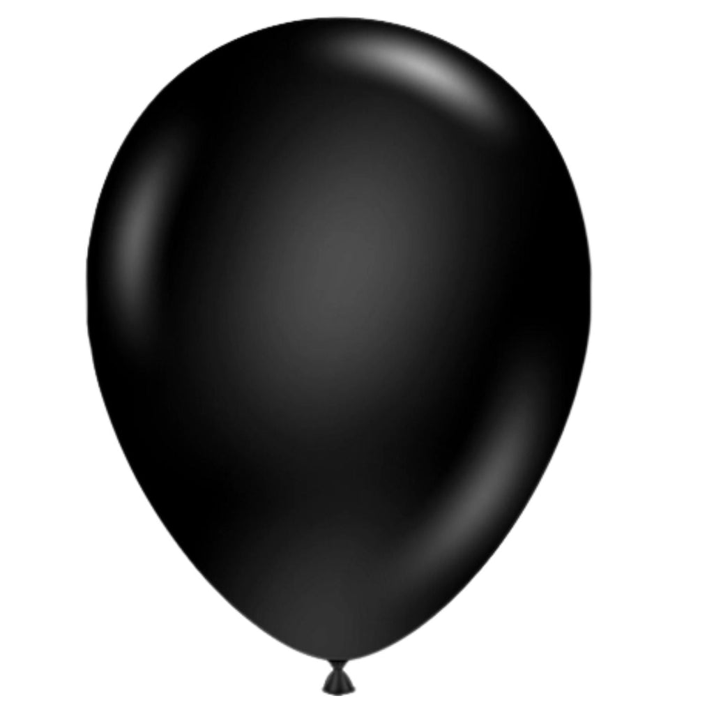 LoonBalloon 17" Cute Witch Foil Balloon with 4 Black Latex Balloons – Halloween Party Decoration