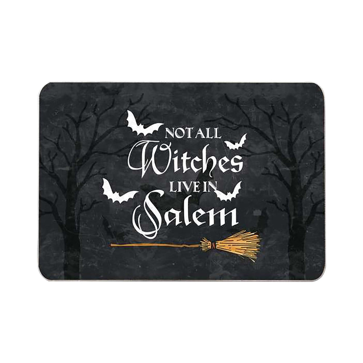 Halloween Welcome Doormat, Indoor Outdoor Entrance Floor Mat, Trick or Treat Decorations Doormat, Non Slip Halloween Decor Funny Mats