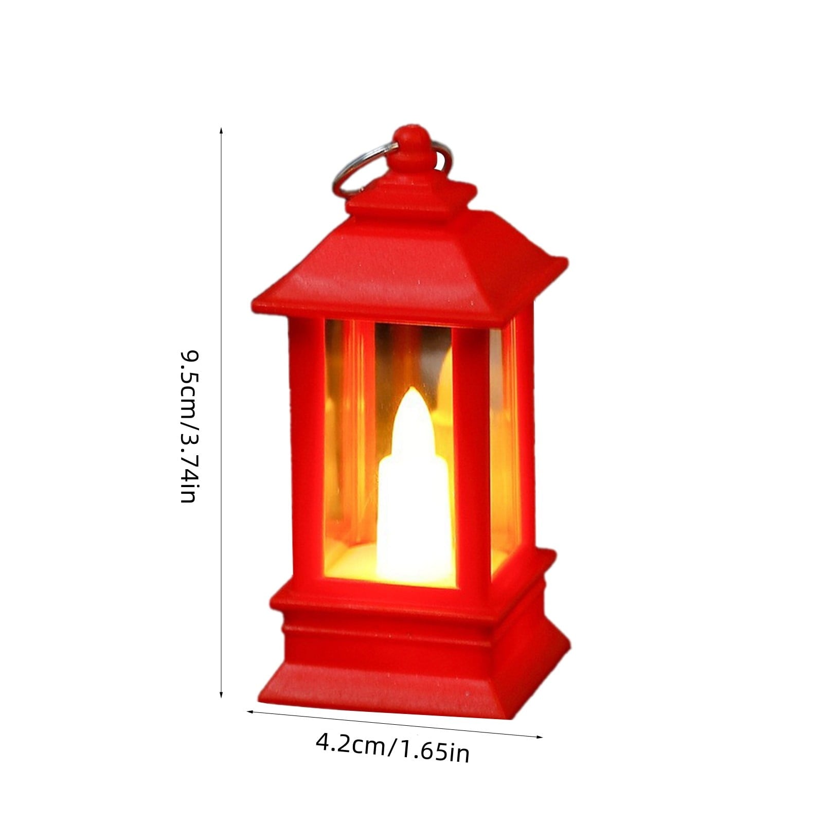 Vintage Lantern Decorative LED Flameless Candle, Hanging Lantern Portable Led Lantern for Indoor Outdoor Garden Yard Home Decor