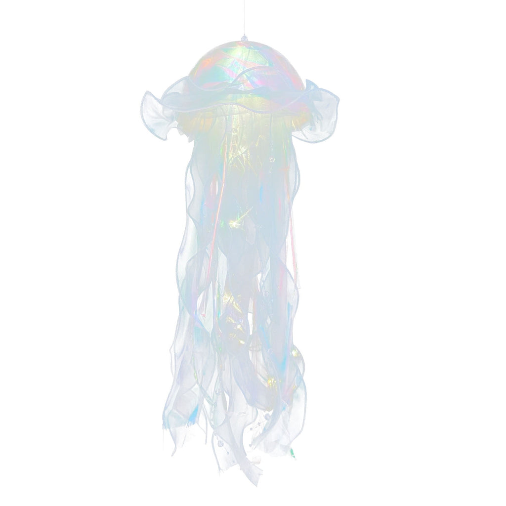 Pyaiine Glowing Jellyfish Lantern Handheld Jellyfish LED Lamp Hanging Lantern Decoration New Year Eve Gadget Holiday Gift for Party
