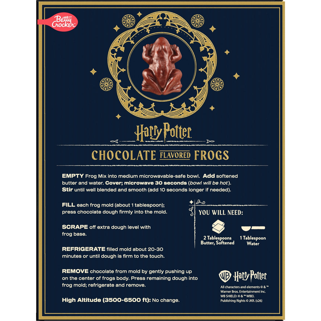 Betty Crocker Harry Potter Chocolate Flavored Frogs Truffle Kit, 14 Count, 6.9 oz