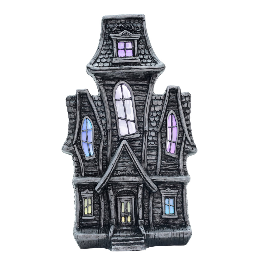 Animated Haunted House 24" Plastic Indoor Halloween Decoration, by Way To Celebrate