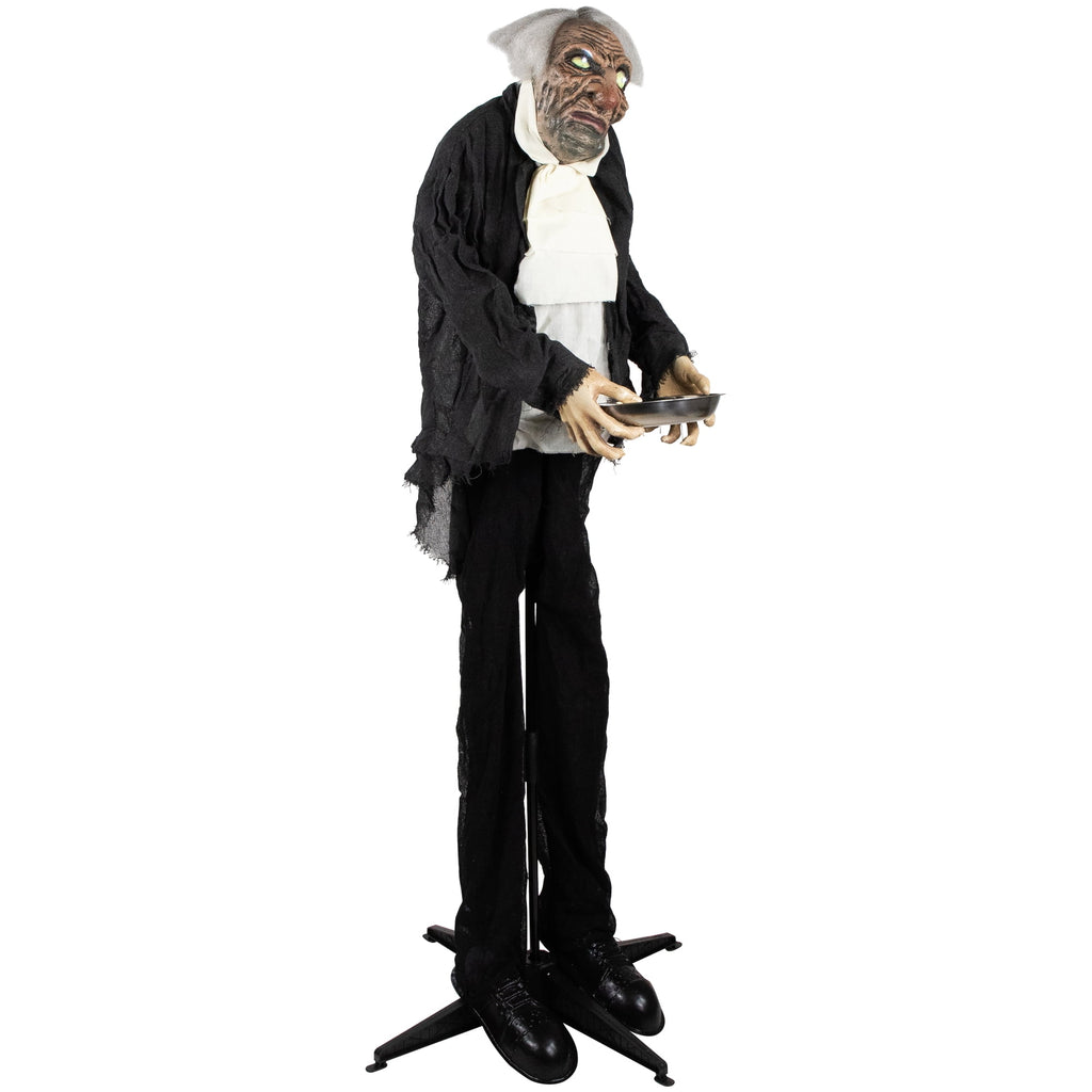 5.5' LED Lighted Animated Butler with Sound Halloween Decoration