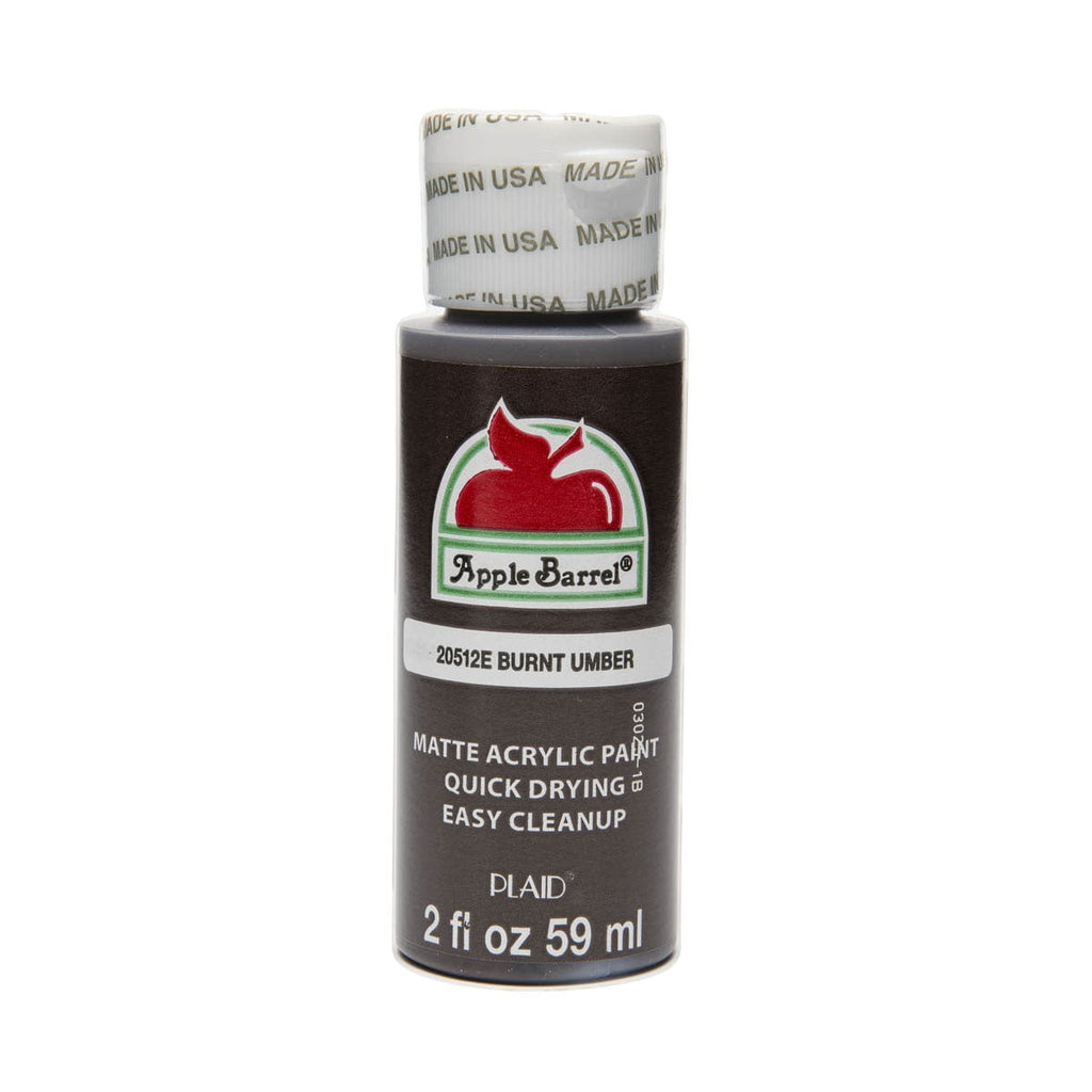 Apple Barrel Acrylic Craft Paint, Matte Finish, White, 2 fl oz
