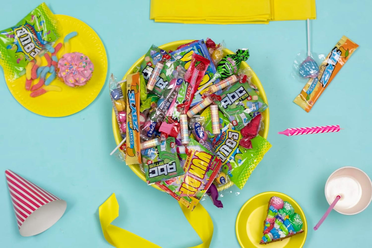 Lalees Assorted Candy Mix, 2.2 lb Bulk Individually Wrapped Candy Variety Pack for Piñatas, Goodie Bags, Candy Bowls, Party Favors & Events