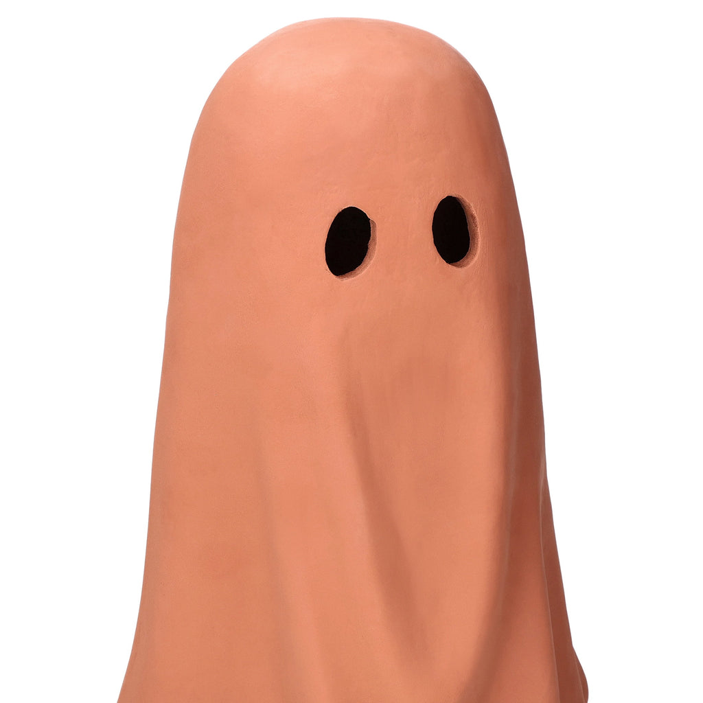 Paper Mache Ghost Decoration, Black, 11", Halloween by Way To Celebrate