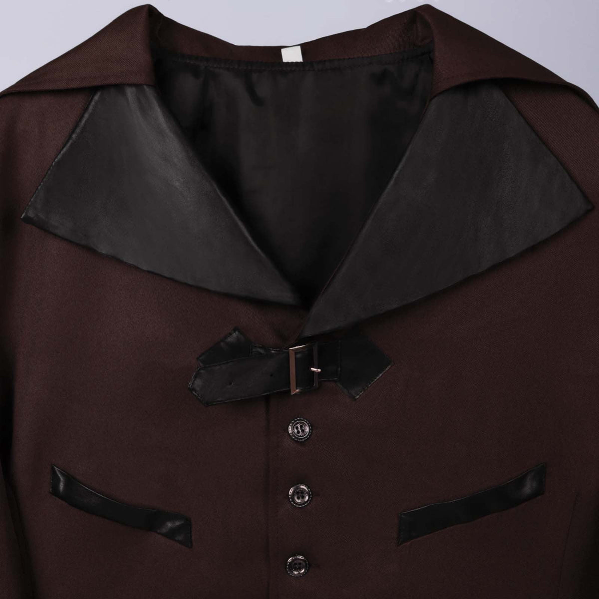QATAINLAV Men's Vintage Steampunk Gothic Victorian Jacket Medieval Renaissance Pirate Frock Coat Formal Tuxedo Halloween Costumes Birthday Gifts Coffee S