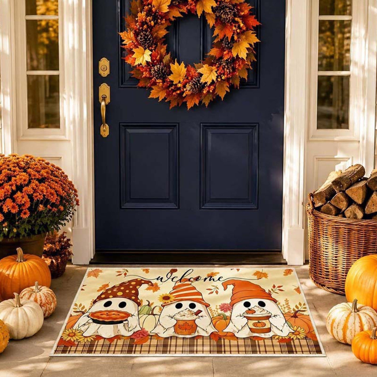 Halloween Doormat Halloween Home Decoration Doormats, Create A Holiday Atmospheres 40*60cm Halloween Party Supplies