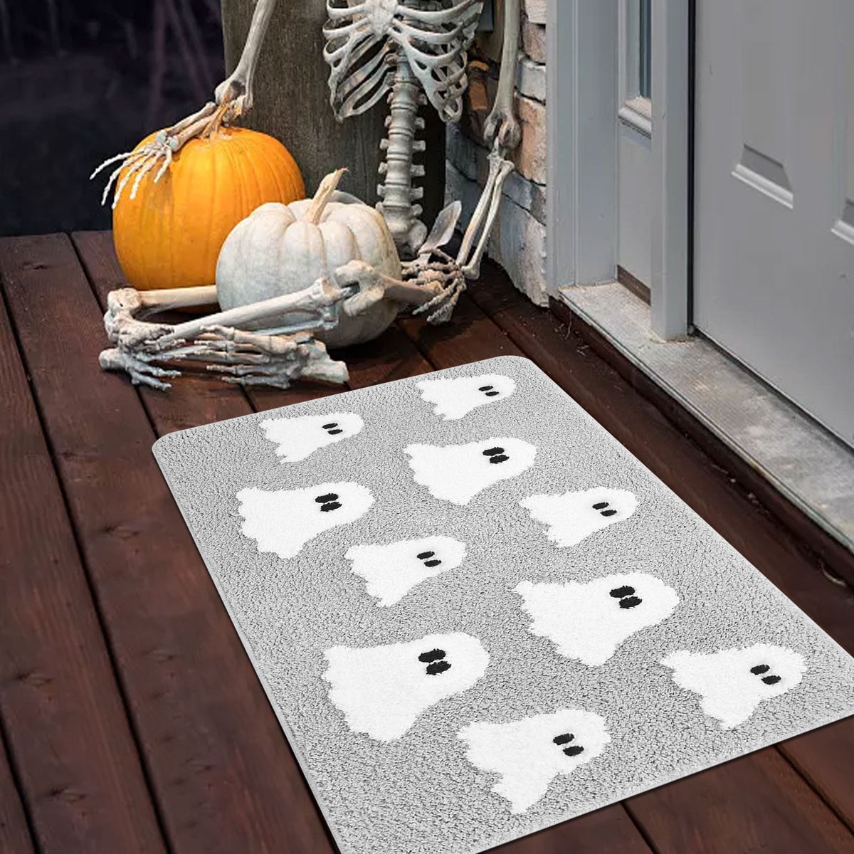 Black Halloween Mini LED Lantern Table Centerpiece 5.1 Inch for Indoor Decor, 2 Inch, 5 cm