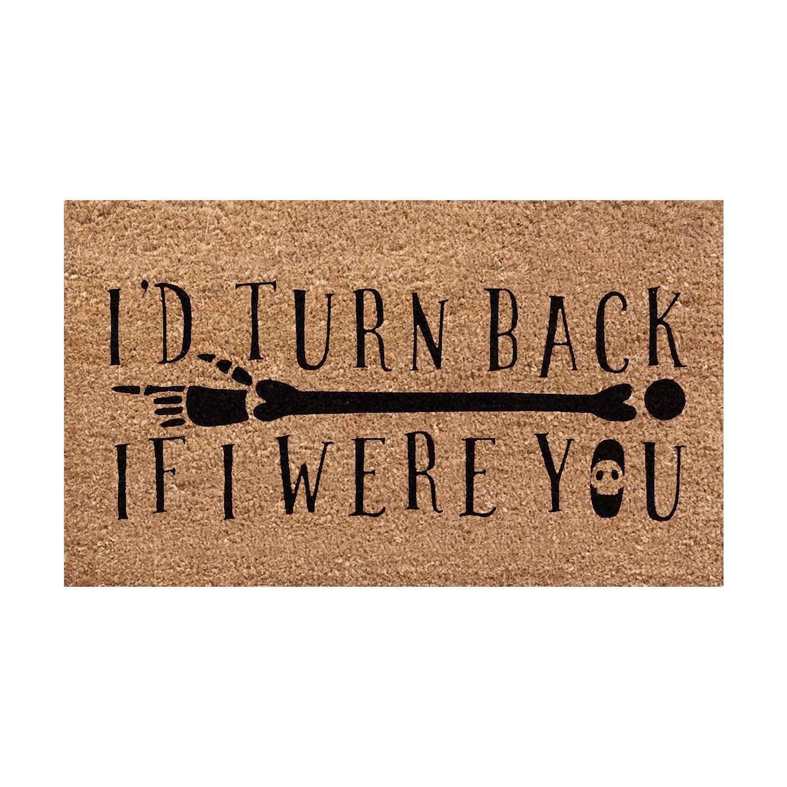 Clearance!Halloween Door Mat, Outdoor Halloween Rugs, Witches Doormat for Front Door Home Kitchen Halloween Indoor Outdoor Decor, 15.7 x 23.6 Inch