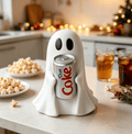 5.9" Halloween Cute Ghost Ghost Holding Coke, Ghost Coke Can Figurine Decor, Spooky Beverage Holder Figurine, Halloween Decorations For Tabletop, Party Decor (A)