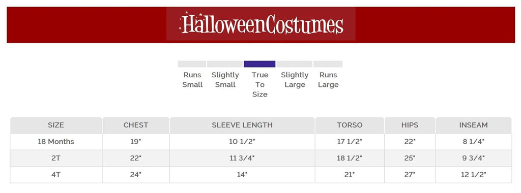 Care Bears Toddler Classic Cheer Bear Costume