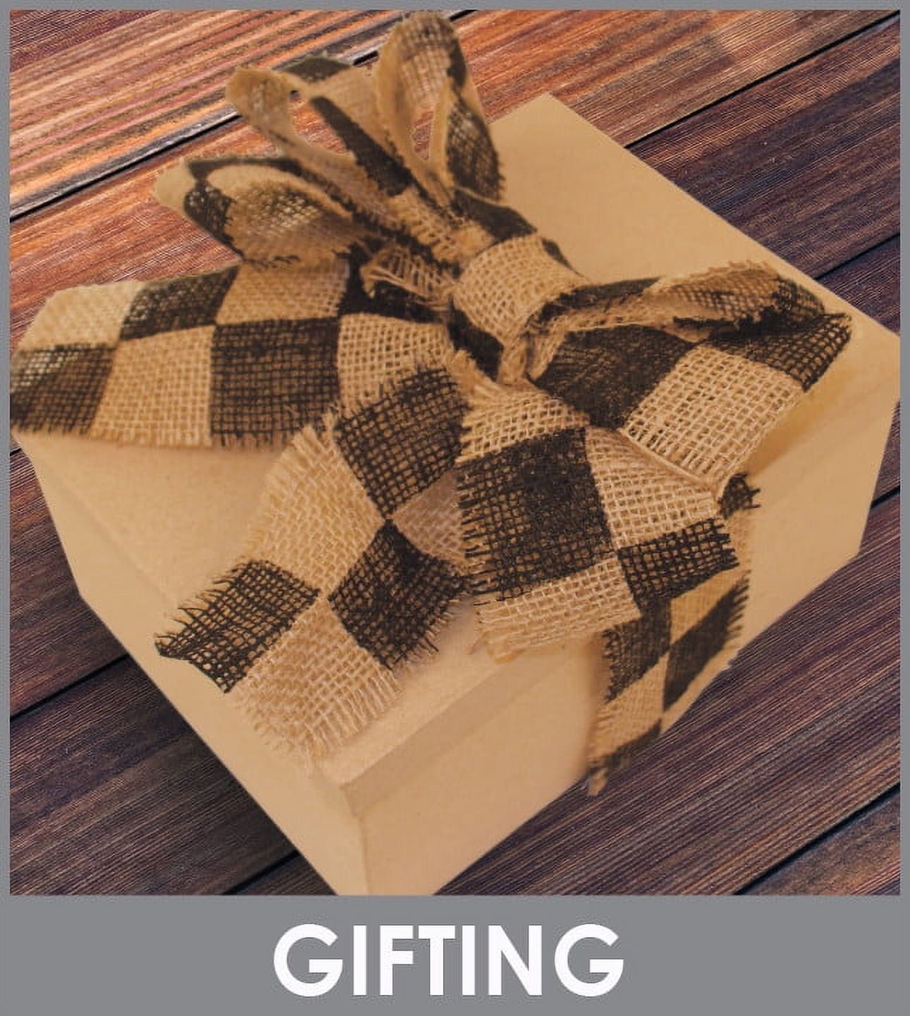 Allen Company Folded & Precut Jute Burlap Craft Fabric, 46"W x 2-Yards, Natural