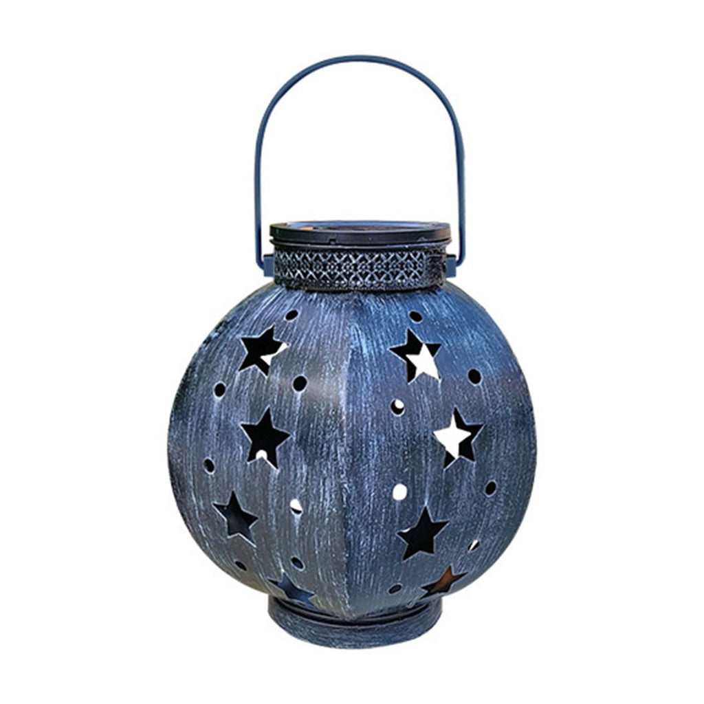 xjwjuw Solar Outdoor Table Lantern, Flickering Flame Warm Light & Solar-Powered, Weather-Resistant Metal Construction, Decorative LED Tabletop Lamp for Garden, Patio and Yard