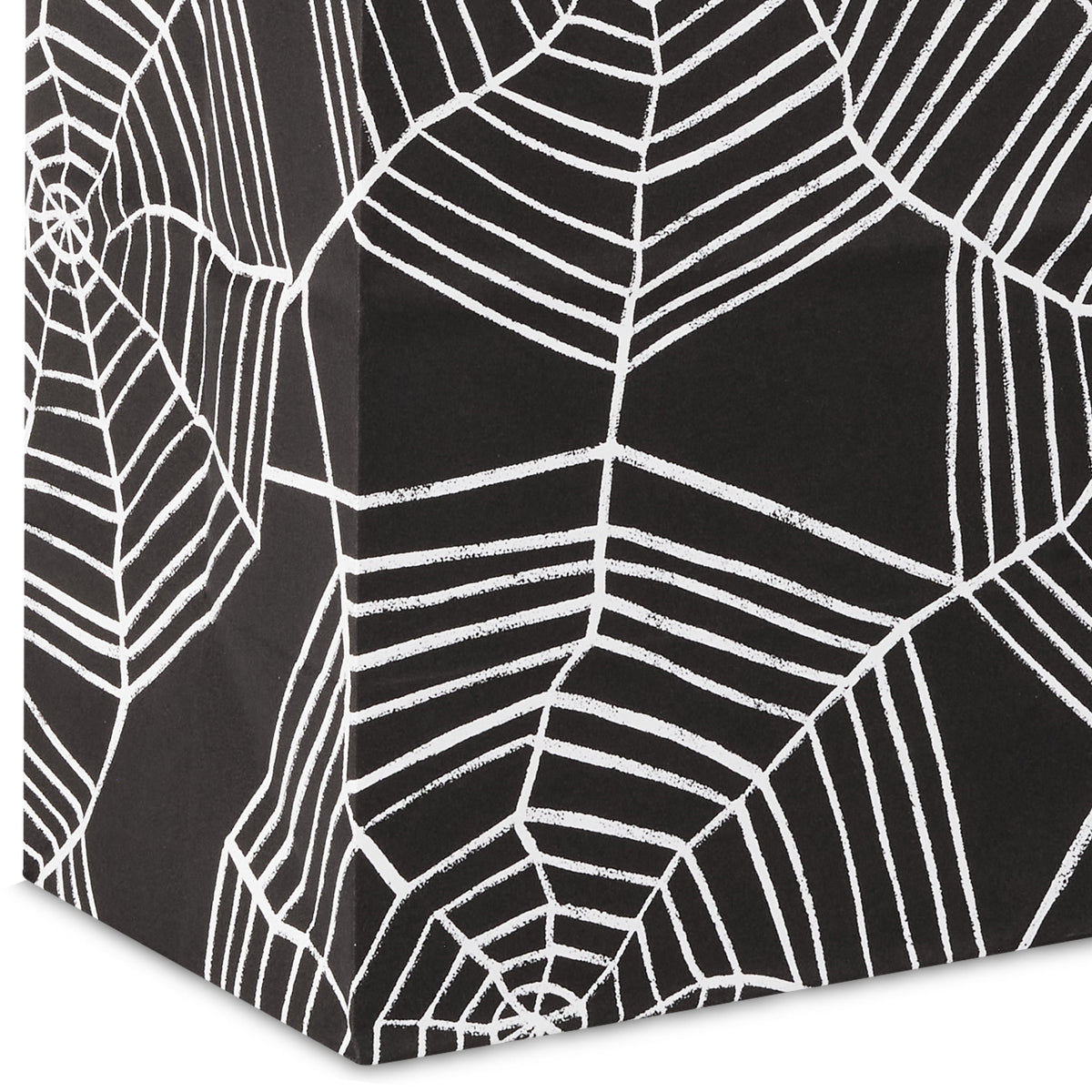 Hallmark Medium Halloween Gift Bag (Webs on Black), 1 Count