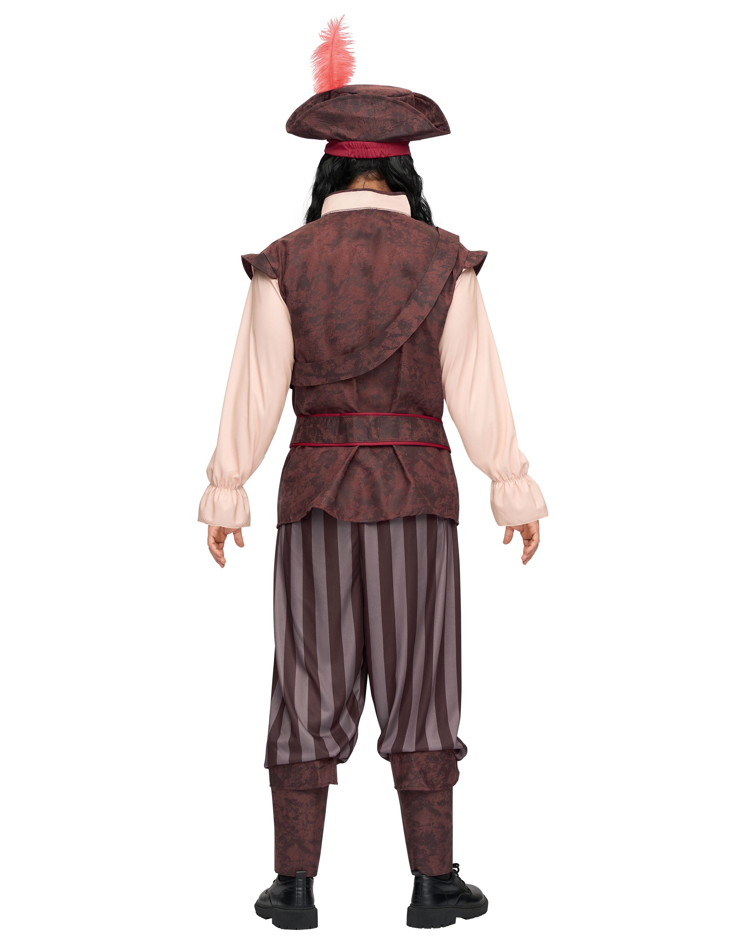 Joyfy Men Pirate Costume Set, Adult Halloween Costume Renaissance Medieval Viking Pirate Costume for Halloween Fancy Dress Up Party Cosplay