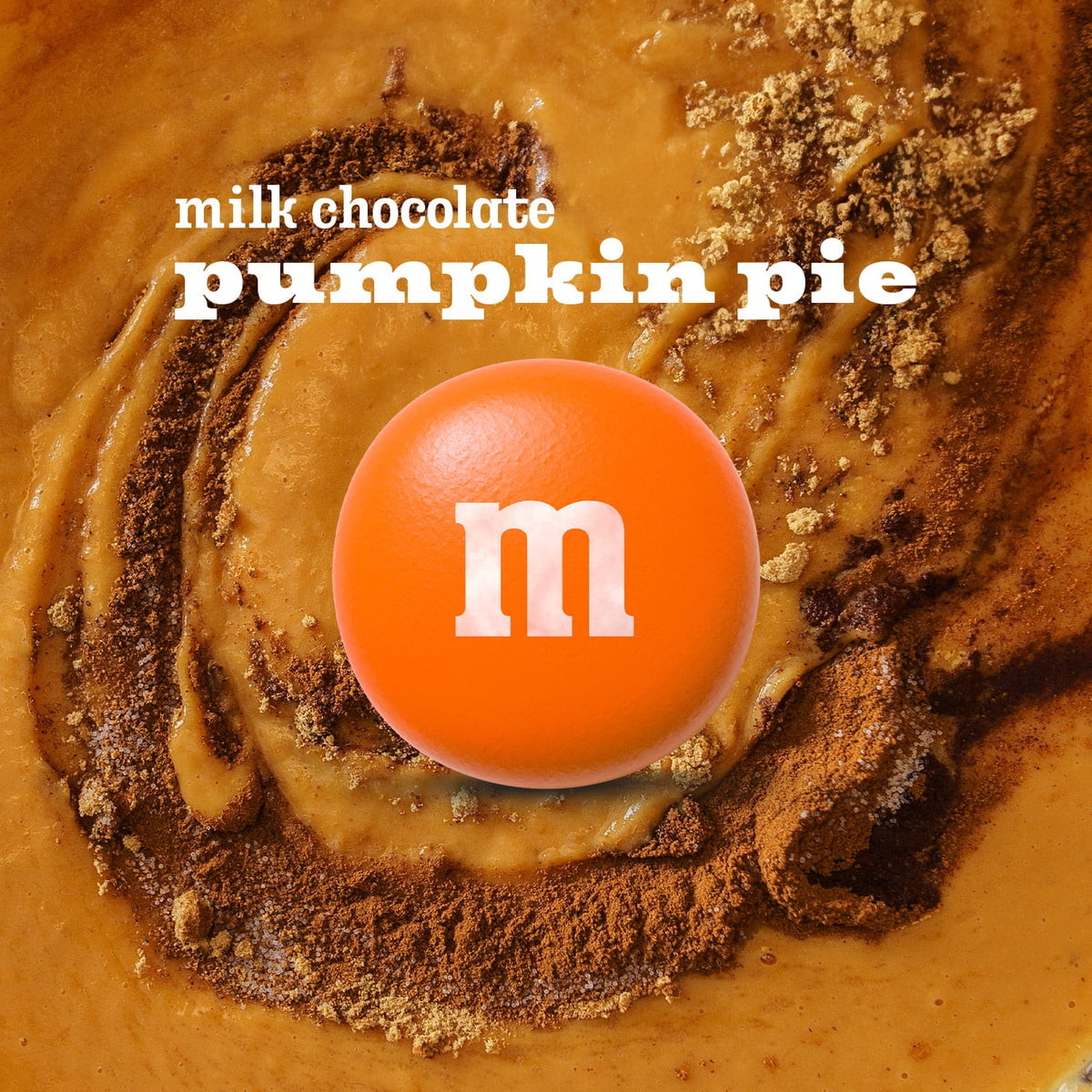 M&M'S Pumpkin Pie Milk Chocolate Candy - 7.44 Oz Bag