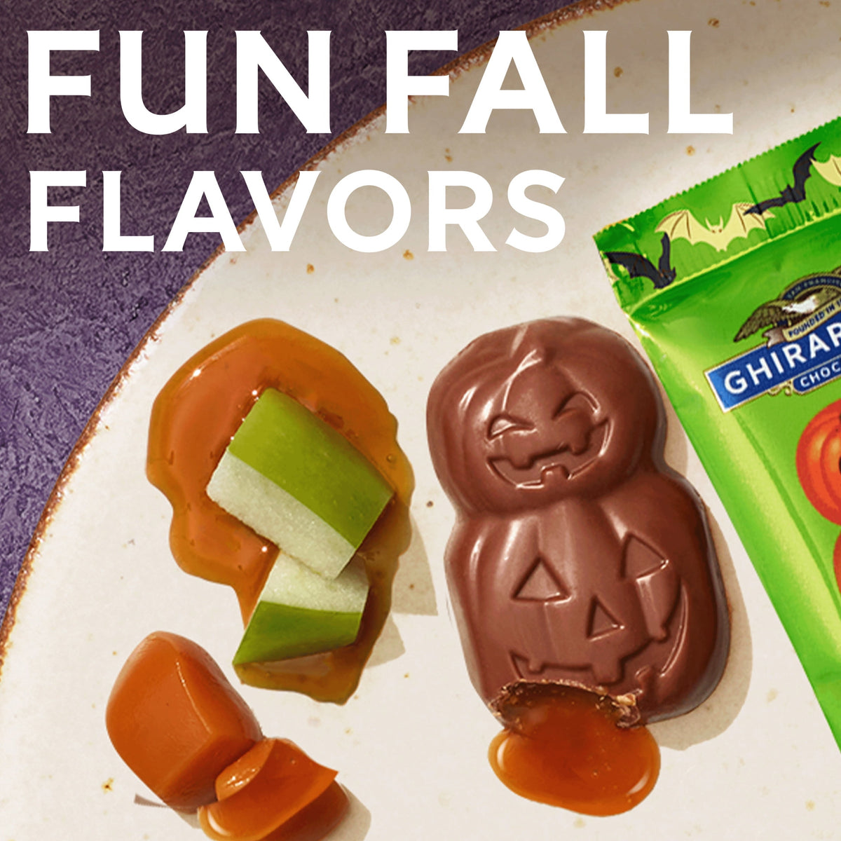 GHIRARDELLI Milk Chocolate Jack O' Lanterns, 4.1 oz Bag