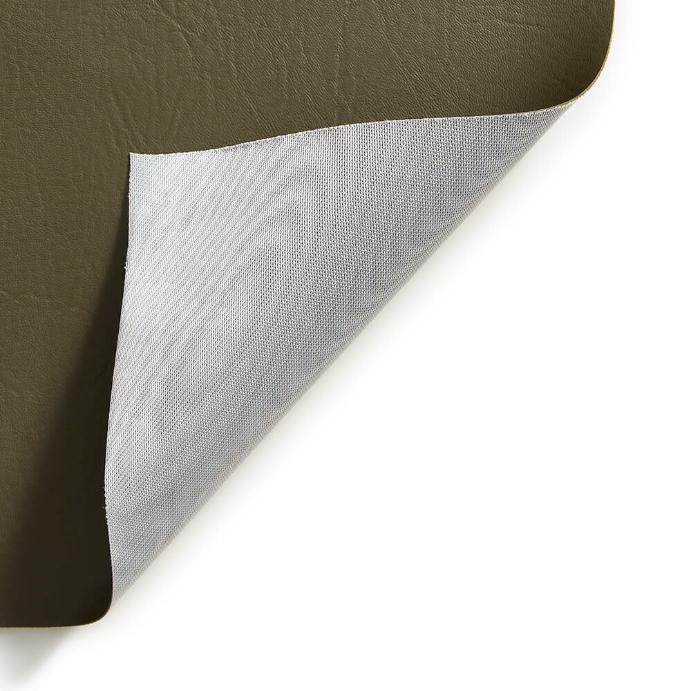 Ottertex 54" Vinyl 100% Polyester Faux Leather Craft Fabric By the Yard, Black