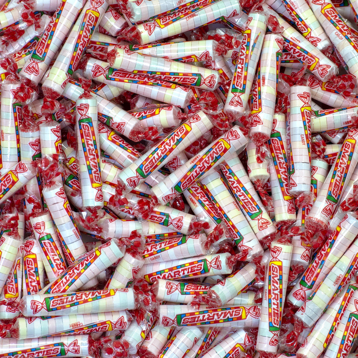 Smarties Candy Bulk Rolls Original Flavor - Gluten & Vegan Free - Classic Sweetness From Family Owned Company Since 1949, Peanut Free & Dairy Free - Perfect Halloween Candy - 8 Pound Bag