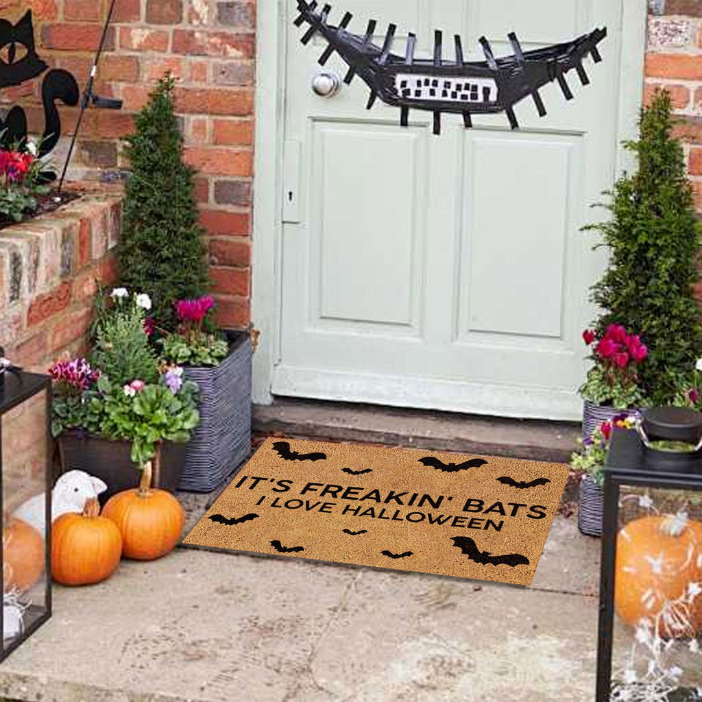 Yeetfub Warehouse Clearance 16x24IN Halloween Door Mat Pumpkin Funny Doormat All-Season Outdoor Indoor Doormat for Home Entrance Floor Outdoor Indoor Doormat for Outside Back Patio Floor Entry