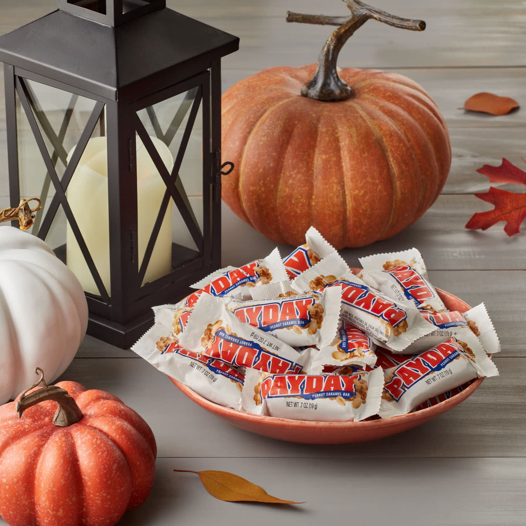 Payday Peanut Caramel Snack Size Halloween Candy, Bag 11.6 oz