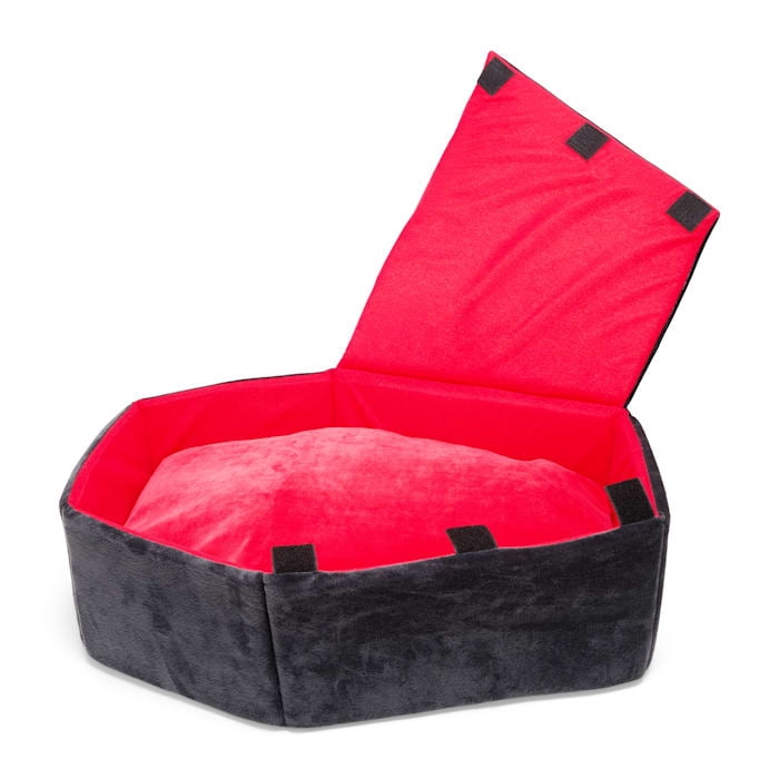 Petco Halloween Coffin Pet Bed, 24" L x 18" W x 7.5" D, Medium