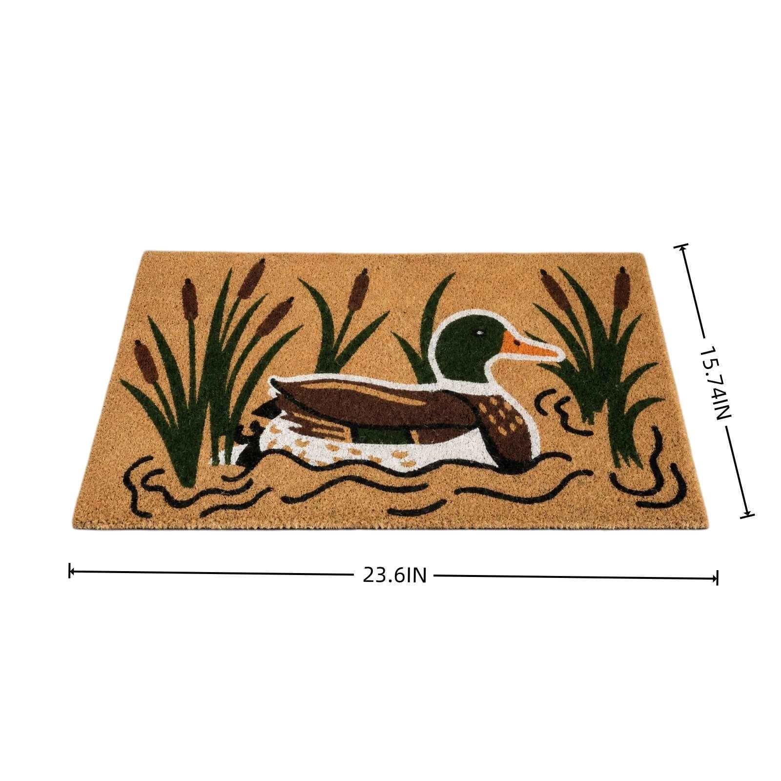 Halloween Dachshund Door Mat, 30"×18" Non-Slip Pumpkin Dachshund Floor Rug, Mat for Home Porch Fall Decor & Pet Lover Housewarming Gift