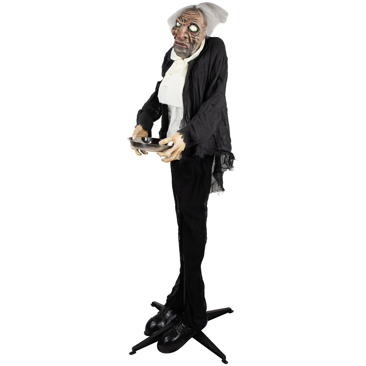5.5' LED Lighted Animated Butler with Sound Halloween Decoration