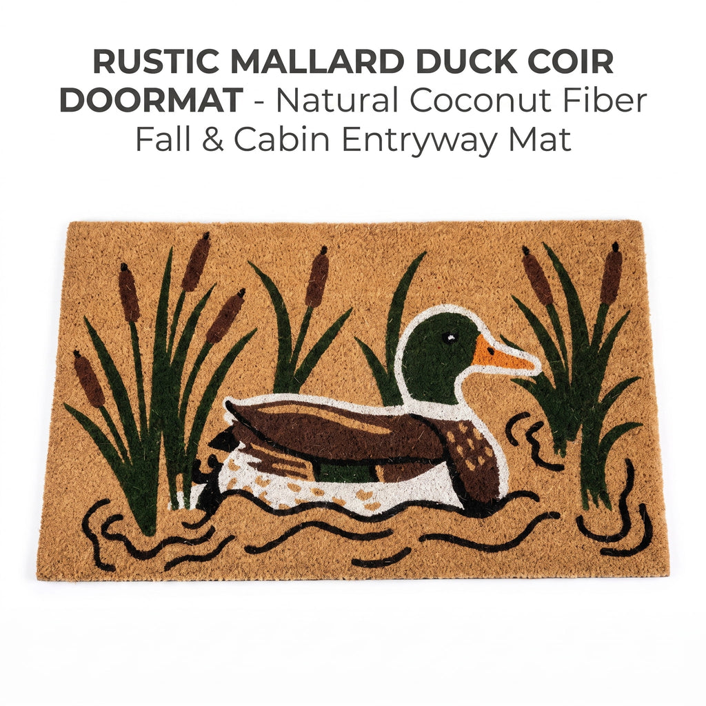 Duck Doormat Outdoor 24'', Rustic Front Door Mat for Entryway, 1 PC