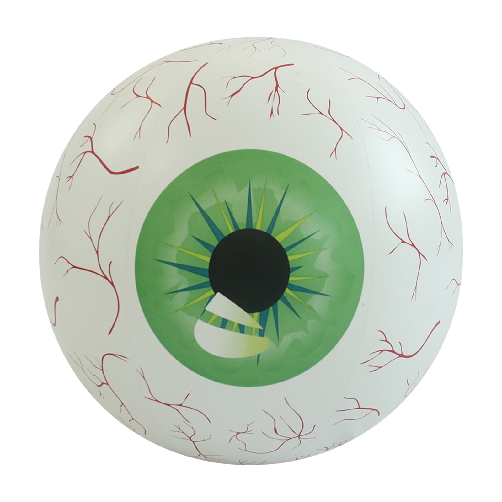 Summercome Halloween Inflatable Eyeball,16inch Halloween Huge Glowing Inflatable Eyeballs, 12 Changeable Colors with Remote Control, Suitable for Halloween Parties, Horror Themed Parties Supplies, Gre