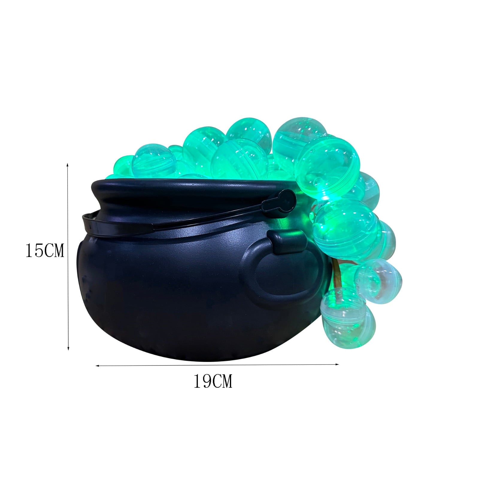 Muecwrye Halloween Decorations Outdoor, Halloween Clearance! Halloween Witches Cauldron on Tripod with Lights, DIY Bubbling Cauldron Set Decor for Home Porch Outside, Halloween Party Supplies