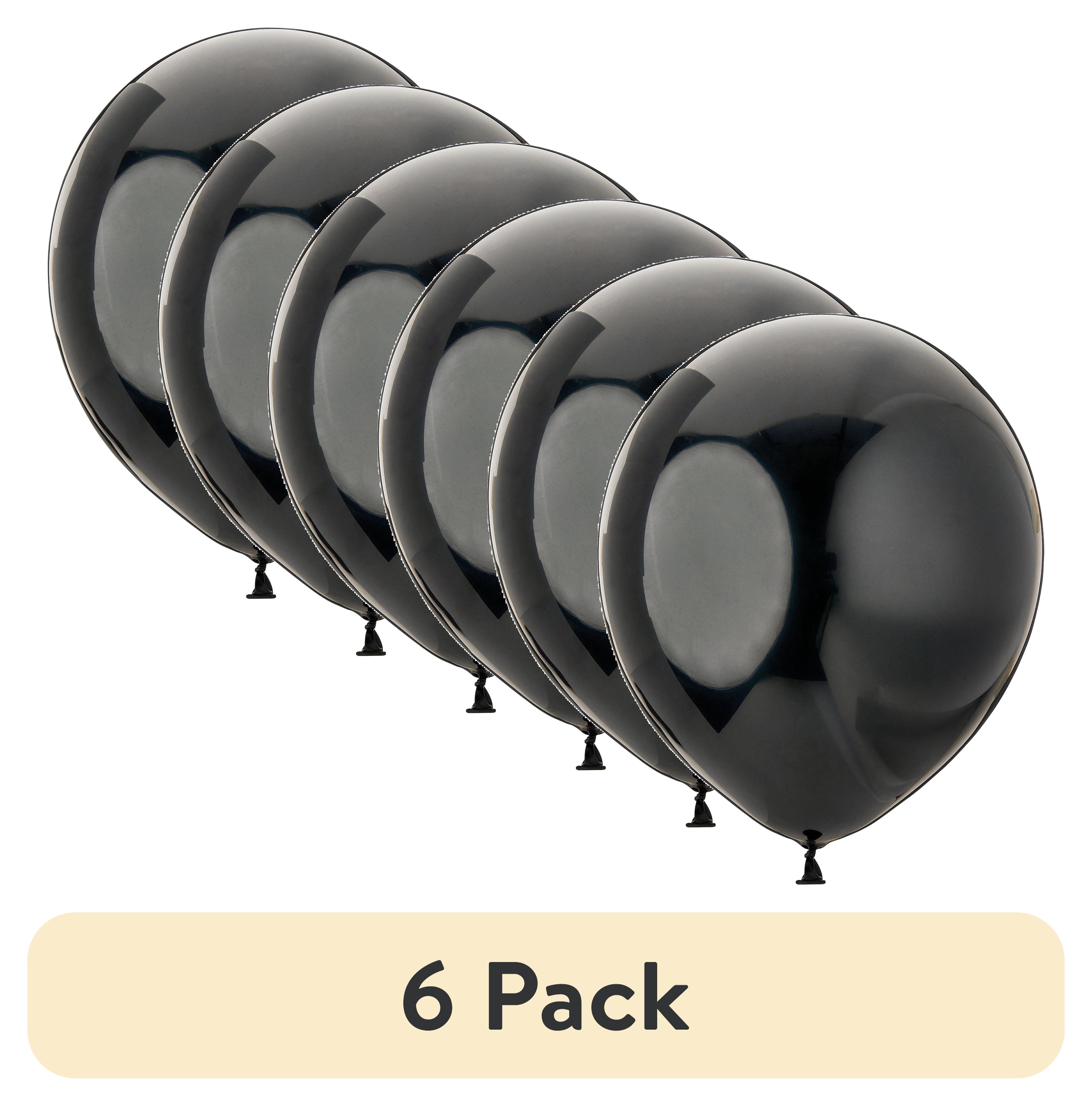 12" Black Latex Balloons, 15 Pieces, by Way To Celebrate