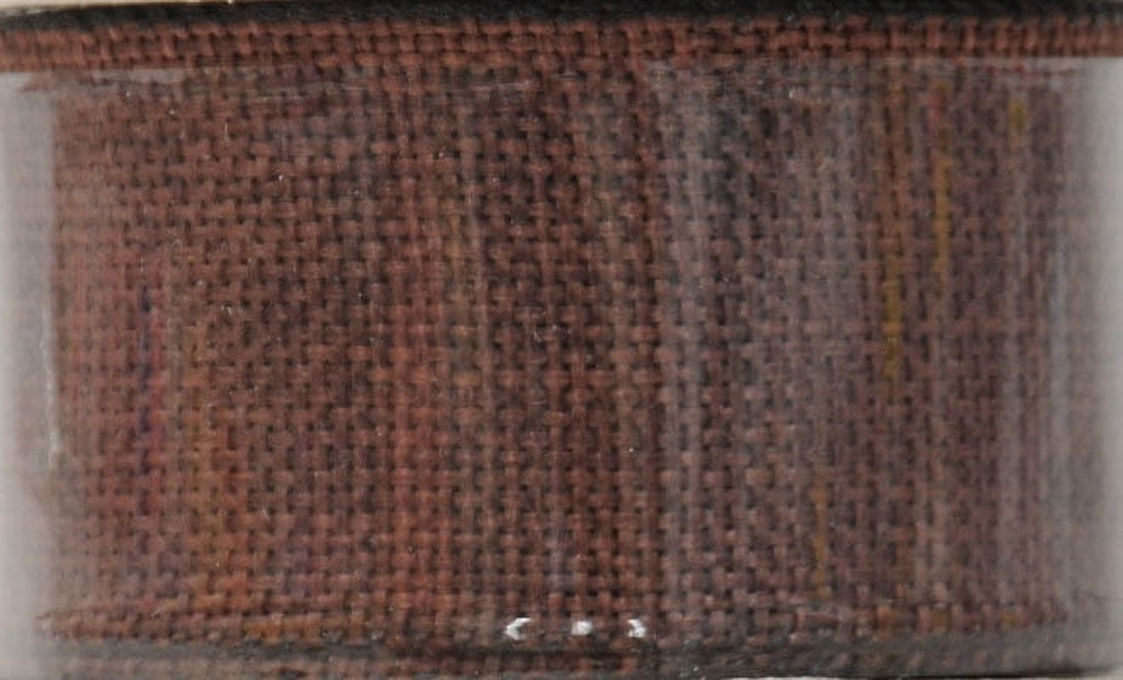 Offray Ribbon, Torrid Orange 1 1/2 inch Woven Burlap Woven Ribbon, 9 feet