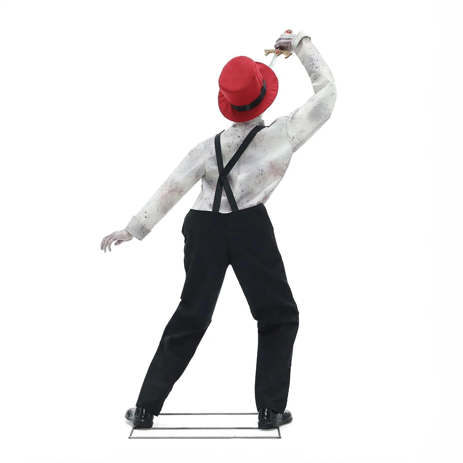 Seasonal Visions 6 ft Sword Swallower Animated Prop - White