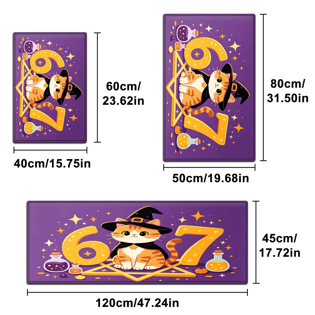 CCTFS Halloween Skeletons Holding Hot Drinks Household 1Pc Flannel Mat and Kitchen Rugs,Soft Non-slip for Bedroom Entryway