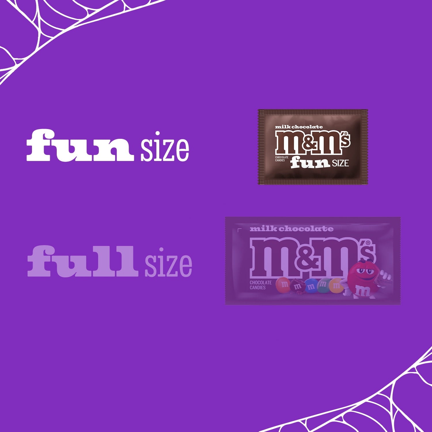 M&M's Milk Chocolate Fun Size Halloween Chocolate Candy - 10.53oz Bag