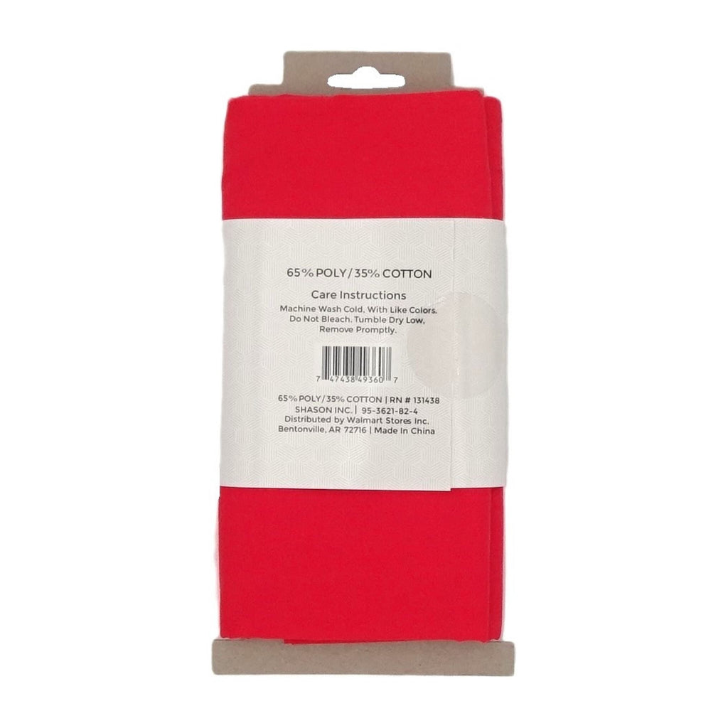 Shason Textile 2 Yard Cut Poly Cotton Fabric, Red, 44" Wide for Craft & Quilting Projects