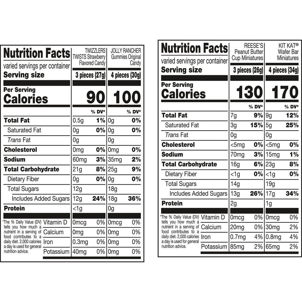 Hershey Assorted, Halloween Candy Variety Bag, 8.93 oz (30 pieces)