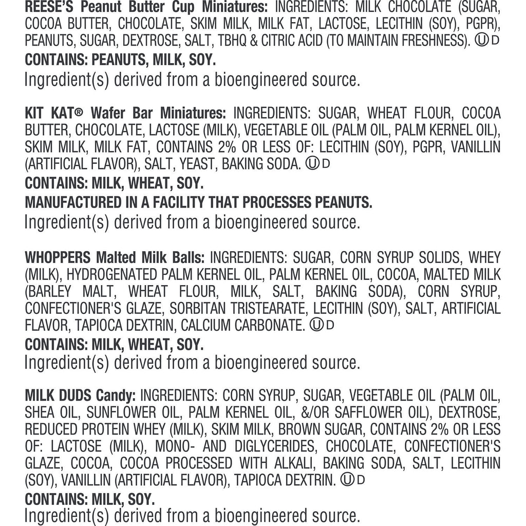 Hershey Assorted, Halloween Candy Variety Bag, 16.38 oz (55 Pieces)