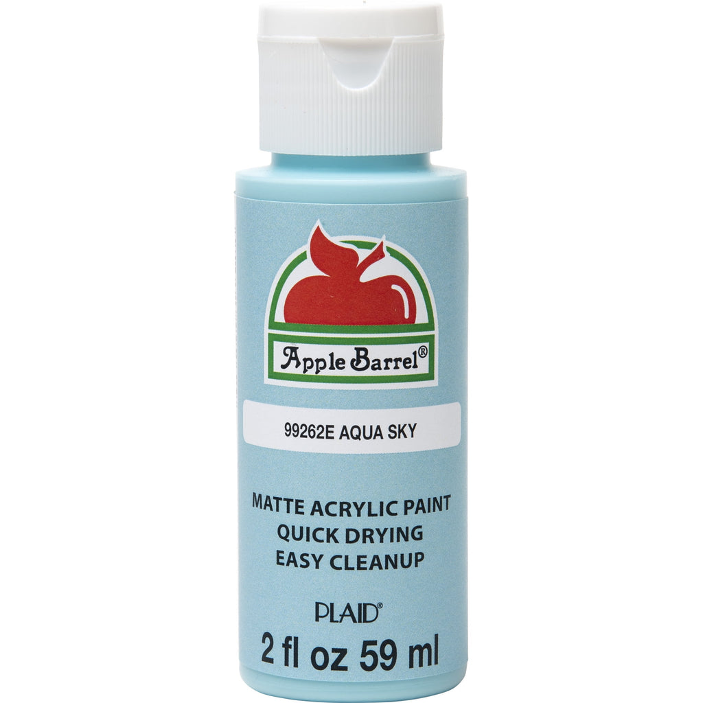 Apple Barrel Acrylic Craft Paint, Matte Finish, White, 2 fl oz