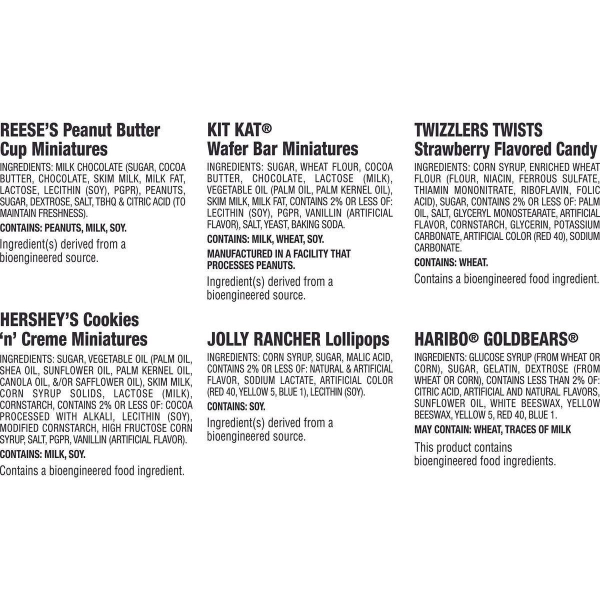 Hershey Assorted, Halloween Candy Bulk Bag, 34.8 oz (110 Pieces)