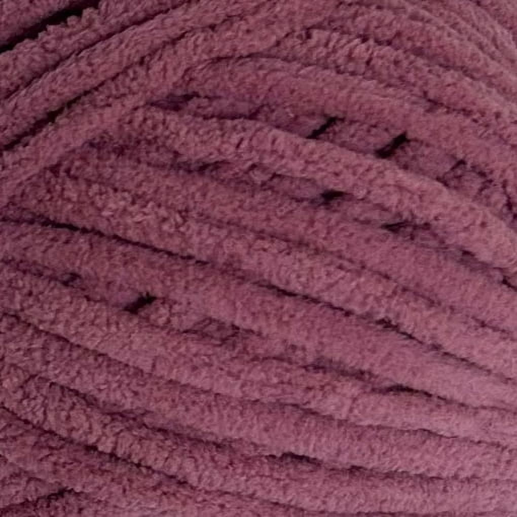 Mainstays Cozy Chenille Yarn, 220 yd, Arctic White, 100% Polyester, Bulky